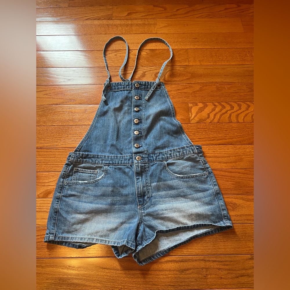 American Eagle Overall Shorts